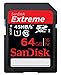 SanDisk Extreme 64GB SDXC UHS-1 Flash Memory Card Speed Up To 45MB/s- SDSDX-064G-X46 (Label May Change) [Old Version]