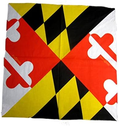 | Maryland Flag Bandana in Multiple Styles and Sizes