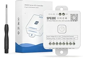 SP630E Bluetooth LED Controller, Support PWM COB 5050 Monochrome CCT RGB RGBW RGBCCT Or SPI TTL IC LED Strip WS2811 WS2812B W