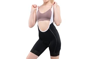 CATENA Women's Cycling Bib Shorts 3D Padded Bike Short Breathable Bicycle Tights