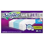 Swiffer WetJet Extra Power with Mr. Clean MagicEraser Hardwood Floor Cleaner, Spray Mop Pad Refill, 20 Count