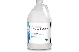 FROGGY'S FOG Froggys Flakes - 1 Gallon - Ultraviolet Blue - UV Snow Machine Juice Fluid - Ultra Dry Formula (30-50 Feet Float/Drop)
