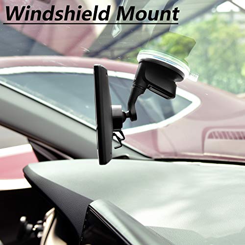 Sturdy Sticky Gel Suction Cup GPS Ball Mount for Garmin GPS Units, Dashboard Windshiled Window Dash GPS Car Holder for Garmin Nuvi Dezl RV Drive Drivesmart Zumo Driveassist DriveLuxe StreetPilot - Thumbnail 5