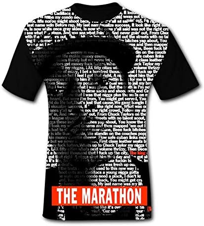 KRNRDY Nipsey Hussle - The Marathon 3D Print Men's Short Sleeve T-Shirt Tee