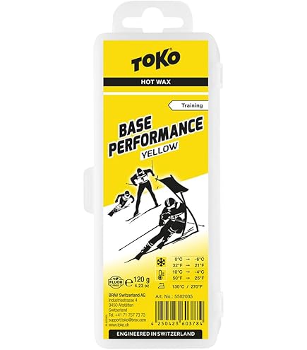 Amazon.com : TOKO Base Performace Yellow Snowboard and Ski Wax