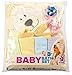 Baby Bath Gift Set: Bamboo Hooded Towel + 6 Washcloths + 2 Suction Cup Hooks + Baby Massage Ebook by BabyVoice