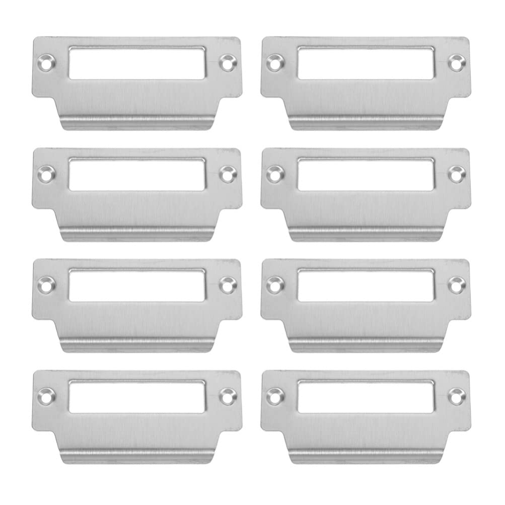 Housoutil 8pcs Door Strike Deadbolt Strike Plate Door Backplate Door Latch Restorer