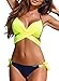 ACHICGIRL Women's Fashion Bandage Side Tie Bikini Set