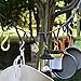 EILIKS Camping Lanyard with Hook, Camping Rope Tent Cord Camping Lanyard Storage Tent Accessories Hanging Lanyard Daisy Chain - for Camping Travel & Home Use, 118 inch with 12Pcs S-Shaped Carabiners