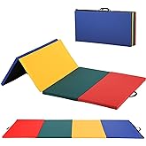 New Mixed 4'x8'x2 Thick Folding Panel Gymnastics Mat Gym Fitness Exercise Mat