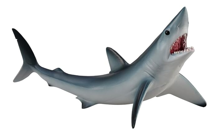 CollectA Sea Life Shortfin Mako Shark Toy Figure - Authentic Hand Painted Model