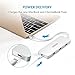 Anker 4-Port USB-C Portable Data Hub, with a Premium Power Delivery Charging Port for MacBook Pro 2016, Chromebook Pixel and Other Devices