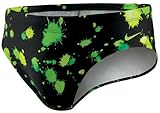 Nike Swim Men's Team Splatter Brief Swimsuit - TFSS0004 - 300