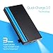 GRDE Portable Charger 10000mAh Type-C/USB-C Input & Output QC 3.0 with Phone Holder Slot Led Flashlight,2 USB Port Power Bank Quick Charge External Battery Pack For Smartphones Tablets Nintendo Switch