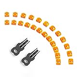 24Pcs RJ45 Port Lock with 2 Keys, Locking RJ45