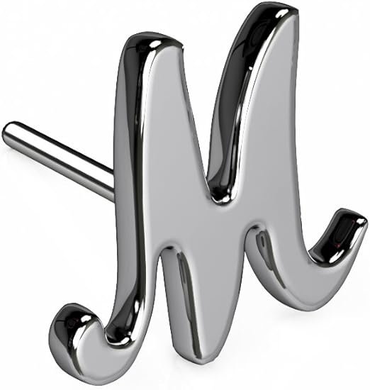 Orecchino Monolobo Small Lettera M Corsivo Inglese Argento 925 Guarda Foto Leggi Dettagli Regalo Compleanno San Valentino Anniversario Festa Della Mamma Natale Onomastico Made In Italy Modello M Amazon It Abbigliamento