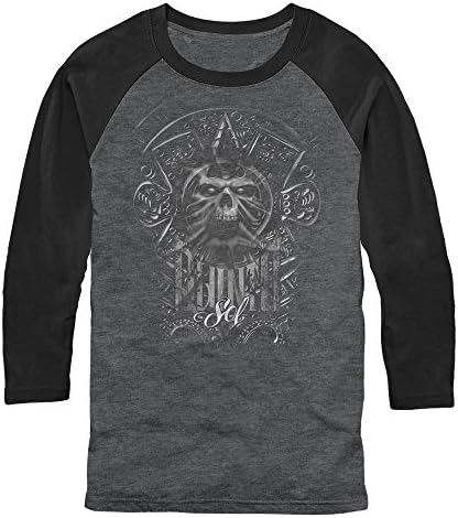 Aztlan Quinto Sol Mens 2XL Graphic Baseball Tee - Aztlan
