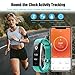 LETSCOM Fitness Tracker with Heart Rate Monitor, Slim and Smart Activity Tracker Watch with Sleep Monitor, Step Counter and Calorie Counter, IP67 Waterproof Pedometer Watch for Kids Women Men