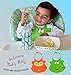 Waterproof Baby Bib Crumb Catcher Is Easy to Clean, Lightweight and Comfortable - Soft Silicone Bibs Keep Baby Happy and Tidy with Safe N' Friendly Neck Clasp - Buy Unique Designs by Noni Cuddles Now!