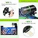 IDREAMO Automatic Fish Feeder, Auto Fish Turtle Feeder for Aquarium and Fish Tank, Vacation & Weekend USB Rechargeable Timer Intelligent Fish Feeder Moisture-Proof Fish Food Dispenser