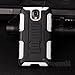 Cocomii Robot Belt Clip Holster Galaxy Mega 2 Case, Slim Thin Matte Kickstand Swivel Belt Clip Holster Reinforced Drop Protection Fashion Bumper Cover Compatible with Samsung Galaxy Mega 2 (White)