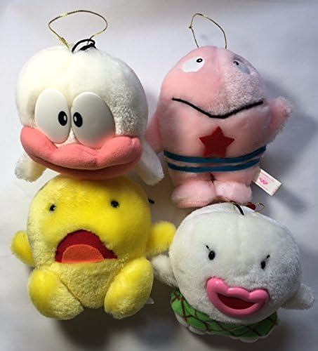 Amazon オバケのq太郎 ぬいぐるみ 4種セット バンプレスト 1992年 ぬいぐるみ おもちゃ