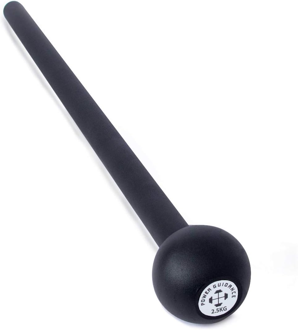 POWER GUIDANCE Steel Mace Perfectly Develop Stabilizer Muscles, Joints, and Core Strength(2.5kg), 1#2.5kg