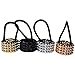Bzybel Womens 6 pcs Alloy Metal Glitter Cuff Wrap Ponytail Holder Hair Tie Fashion Accessory Set (Style three)
