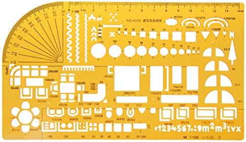 DAchun11 Hot Professional Universal Furniture Construction Architect Template Ruler 1:100 Drawing Supplies