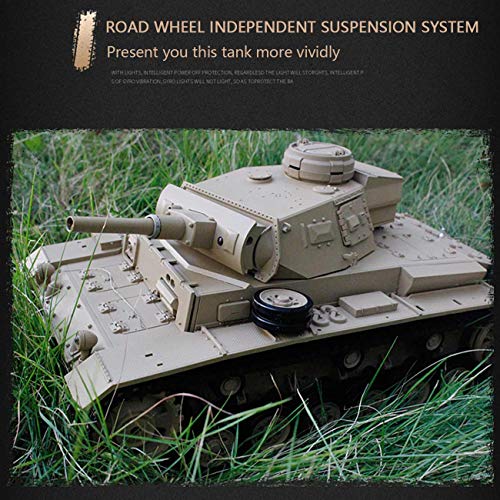 MAFANG® Rc Panzer, 1:16 Deutscher Tiger Schwerer Panzer 2.4G RC Modell Militärpanzer Mit Sound Smoke Effekt, Kann Gegen… – Bild 5