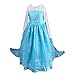 Anbelarui Girls Pink Costume Dress Set Movie Cosplay Costumes Kids Party Halloween Dress Up Birthday Christmas Gifts (5-6 Years, Blue)