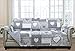 Brilliant Sunshine Grey Heart Love Patchwork Couch Cover, Quilted Large Sofa Slipcover, 70