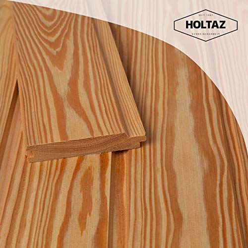 Holtaz Fassadenbekleidung Fassadentafel natürliches Lärchenholz Verkleidung Schalung Täfelung aus Holz Brett größe… – Bild 5
