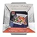 Extreme Salmon Vegetable Grill Basket, Heavy Duty Vegetable Grill Pan Stainless Steel BBQ Grill Basket with Handles, Grill Accessories for Vegetable Grilling Baskets for Outdoor Grill Cooking