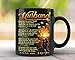 TERAVEX Gift for Husband - 11 Oz Novelty Ceramic Coffee Mug, Romantic Love Wedding, Best Couples, Married, Christmas, Husband Gifts From Wife, Birthday Gifts for Husband - Black