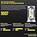 BEAMTECH 9007 LED Headlight Bulb, 50W 6500K 8000Lumens Extremely Brigh CSP Chips Conversion Kit
