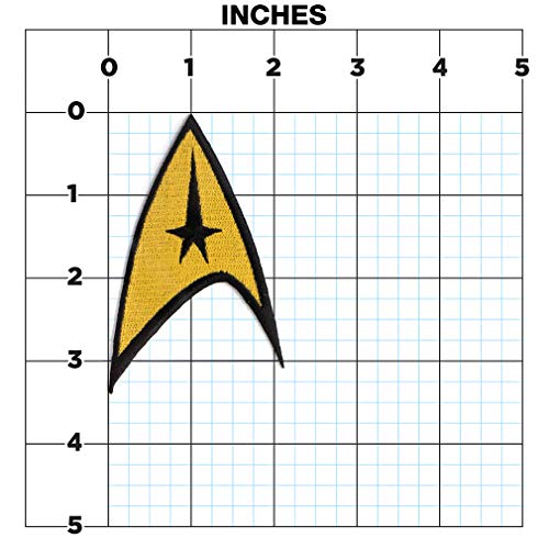 AtaBoy Star tek Command Insignia Patch Patch, Iron On Patches Gifts