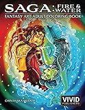 Saga: Fire & Water: Fantasy Art Adult Coloring Book by Vivid Publishers, Intense Media