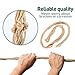 Macrame Plant Hanger Set Hanging Planter Handmade Jute Rope for Indoor Outdoor Flower Pots (Pot not Included),4legs 6 pcs of 3 Different Size-JamBer