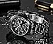 Men's Stainless Steel Wrist Watches Men Waterproof Analog Quartz Watch Fashoin Business Black Watches