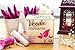 Veeda 100% Natural Cotton Tampons - Super Absorbency with leak proof protection - Compact BPA-Free Applicator - Unscented & Free from Chlorine, Toxin - 16 Count