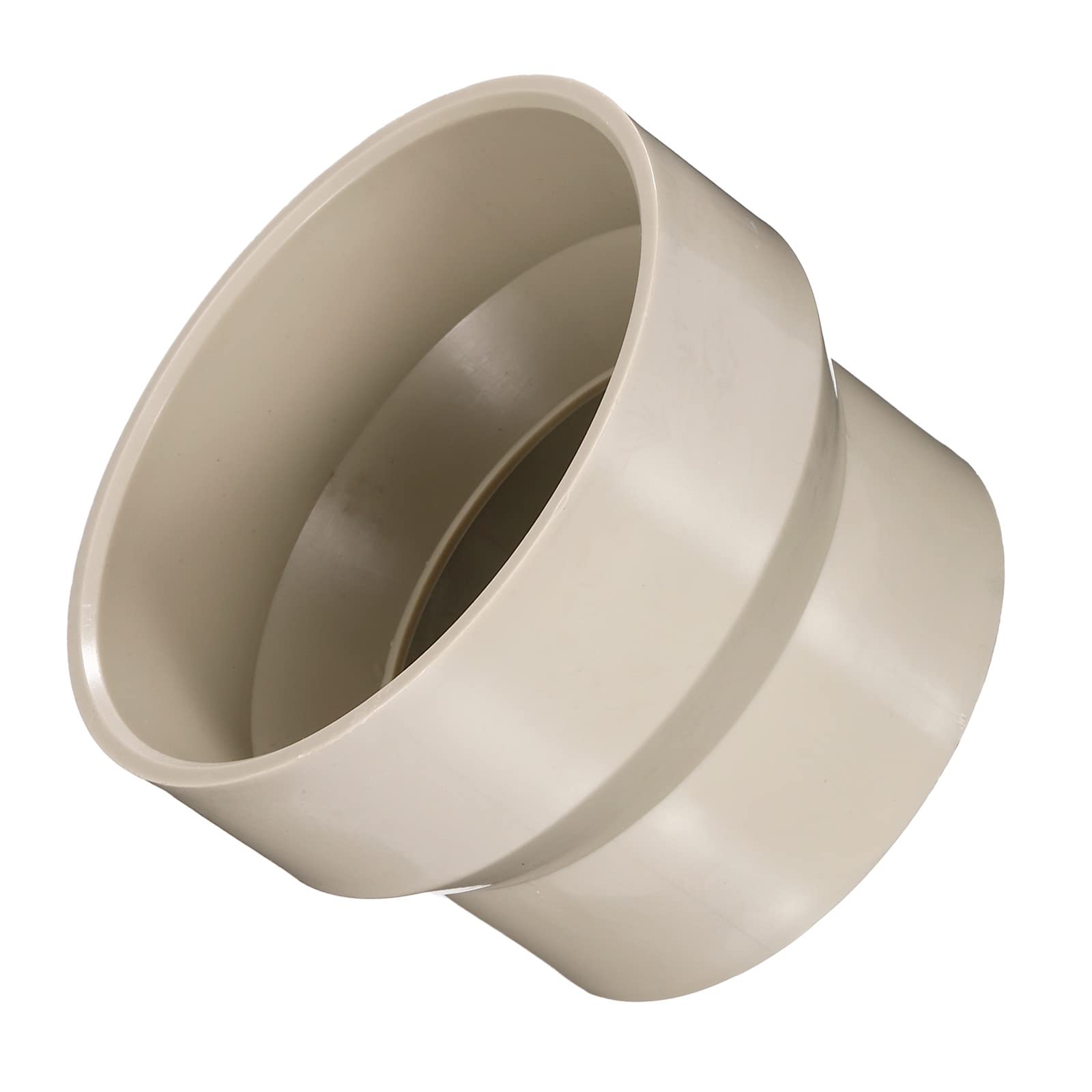 PATIKIL 4.3" to 3.5" ID Duct Reducer Connector, Heating Cooling Ventilation Tube Fire-Resistant Increaser Adapter Pipe Fitting for Vent System