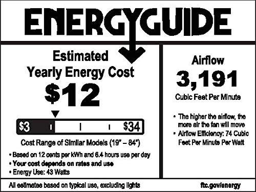 Harbor Breeze Lynstead 52-in Bronze LED Indoor Flush mount Ceiling Fan with Light Kit (5-Blade) - Thumbnail 7