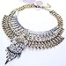 NYKKOLA Baroque Vintage Retro Style Faceted Rhinestone Festoon Chandelier Bib Necklace
