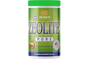 ZEO HEALTH Zeolite Pure | Full Body Detox Cleanse for Women, Men, Adults | Supports Energy, Gut Health, Mental Clarity, & Optimal Inflammation Response | The Original Zeolite Powder (400 Servings)