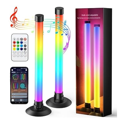 Ledagic Led Light Bar with Music Sync, Color Changing TV Backlight App & Remote Control, IC+RGB & W Smart RGB Light Bar, USB Powered Led Lights for TV, PC Room Monitor Backlight Gaming Accessories