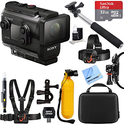 Sony-HDRAS50RB-Full-HD-Action-Cam-Live-View-Remote-Bundle-32GB-Outdoor-Adventure-Mounting-Bundle