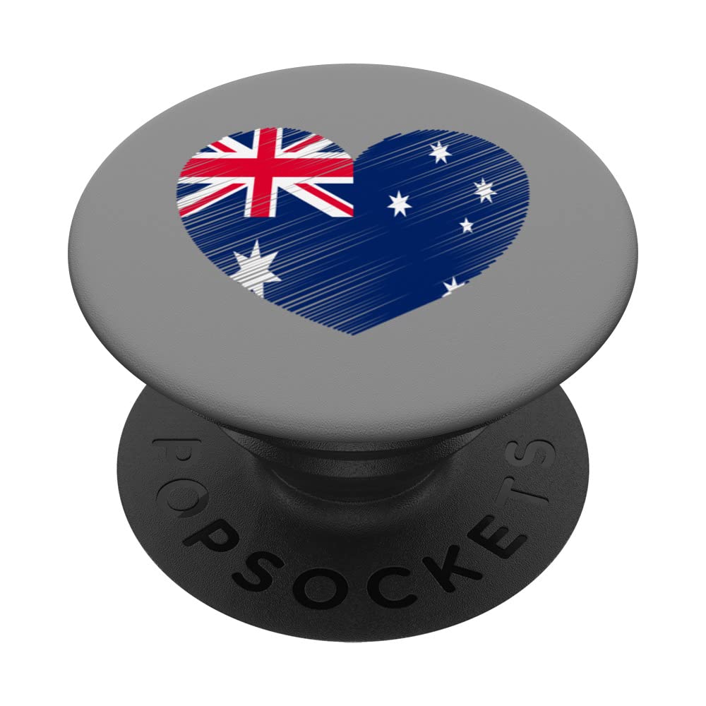 Vintage Australia Australian Flag Pride Support Australian PopSockets Swappable PopGrip