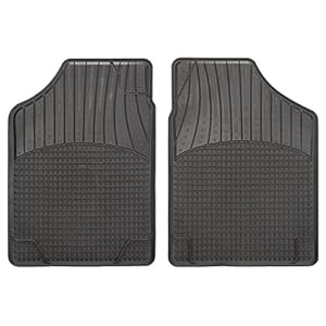 CarFashion Allweather B2 Vloermat voor de auto, zwart, 2-delig, zonder mathouder voor