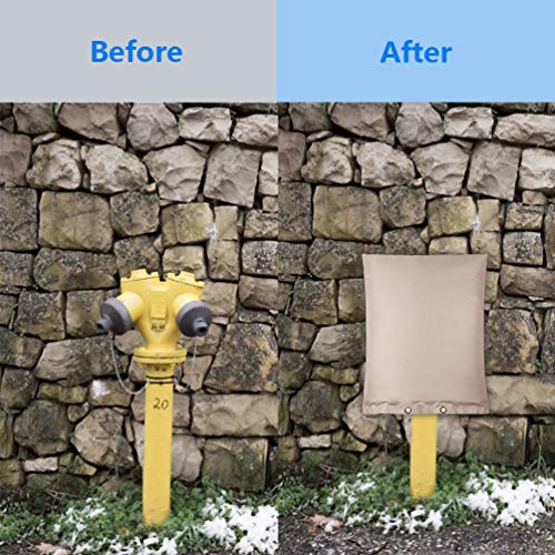 Backflow Preventers Protection Backflow Winter Cover Insulated Pouch for Irrigation Backflow Valve, Sprinkler Valves in Snow or Sun Exposure (20x16)